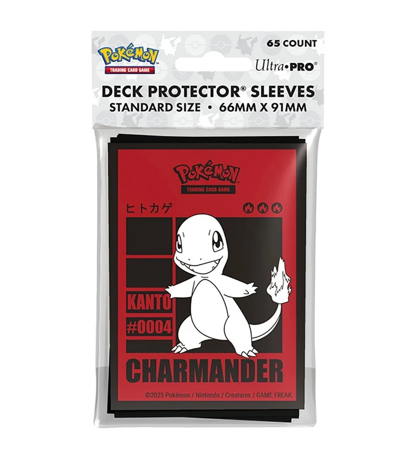 CHARMANDER CARD SLEEVES (x65) - POKEMON