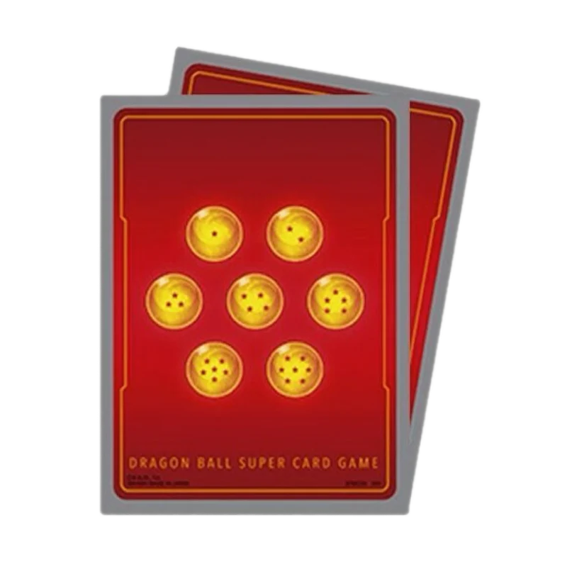 RED DRAGON BALL CARD SLEEVES (x64) - DBS CG