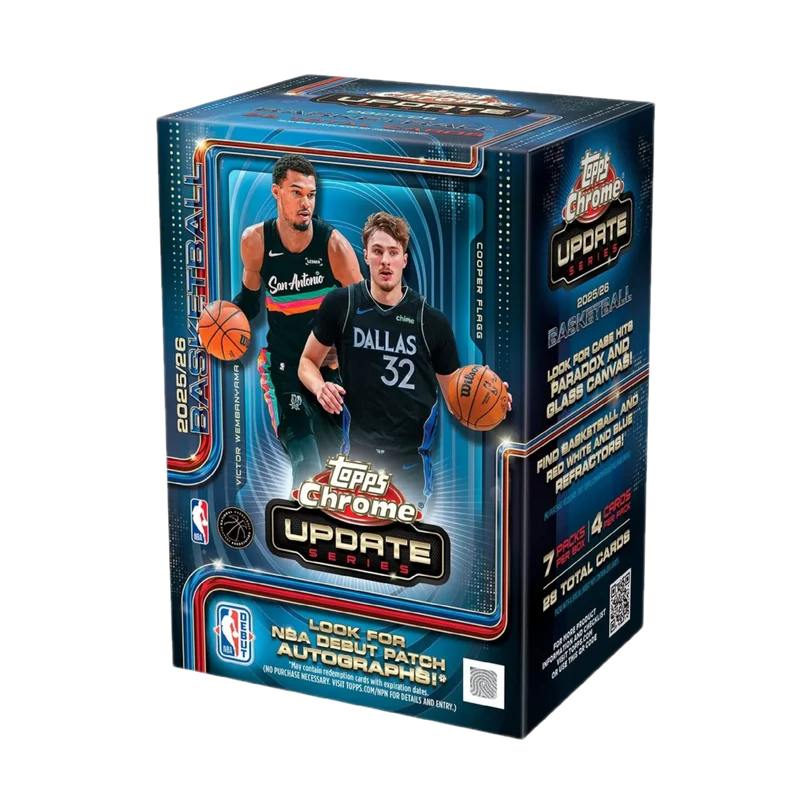 TOPPS CHROME BASKETBALL UPDATE SERIES 25-26 - ENGLISH (SEALED)