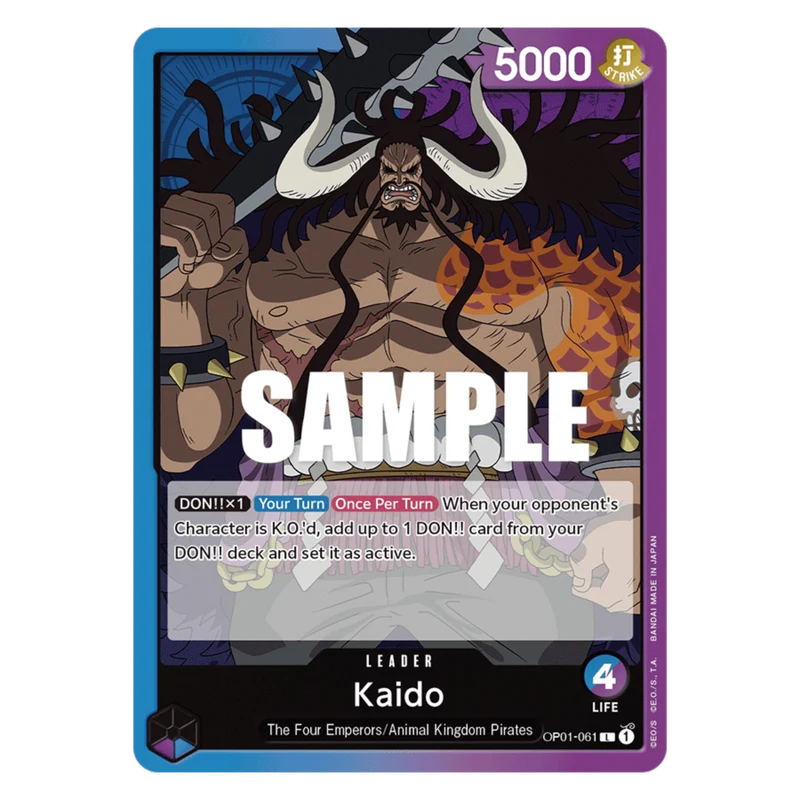 KAIDO (OP01 061) LÍDER - ROMANCE DAWN - ENGLISH