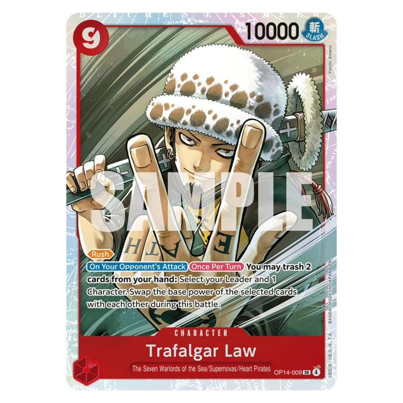 TRAFALGAR LAW (OP14 009) SR - THE AZURE SEA´S SEVEN - ENGLISH