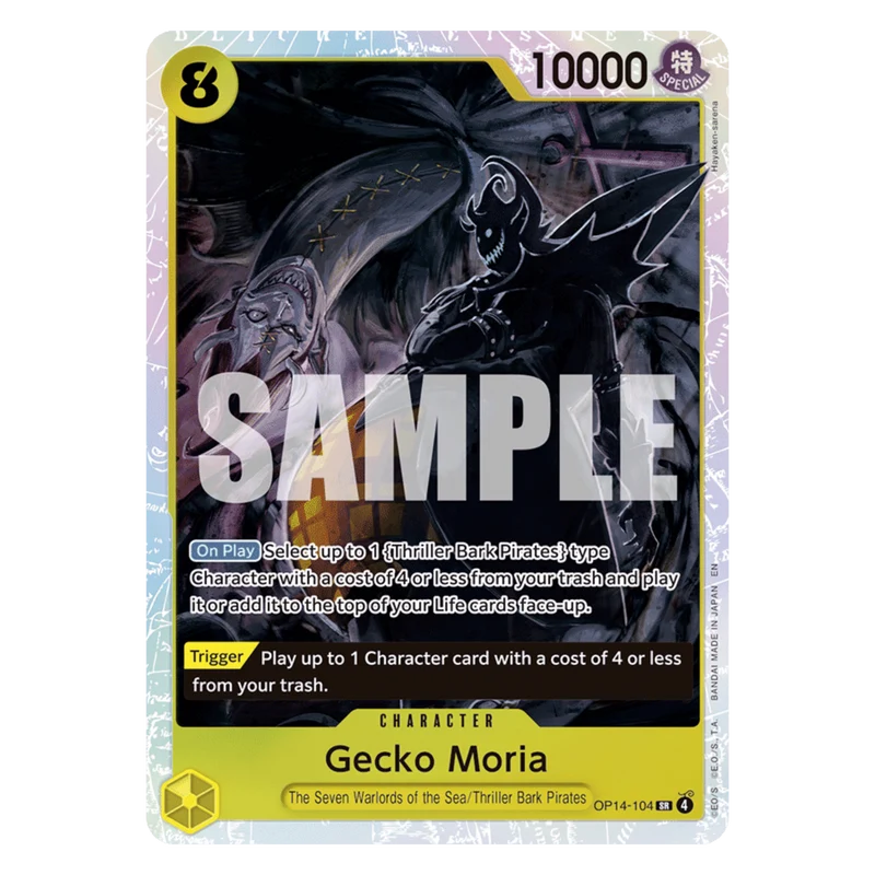 GECKO MORIA (OP14 104) SR - THE AZURE SEA´S SEVEN - ENGLISH