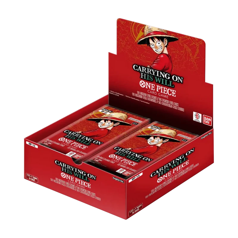 ONE PIECE OP13 BOOSTER BOX "CARRYING ON HIS WILL" - ENGLISH (SEALED)