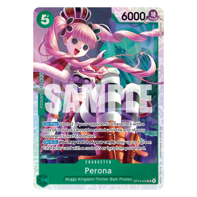 PERONA (OP14 033) SR - THE AZURE SEA´S SEVEN - ENGLISH