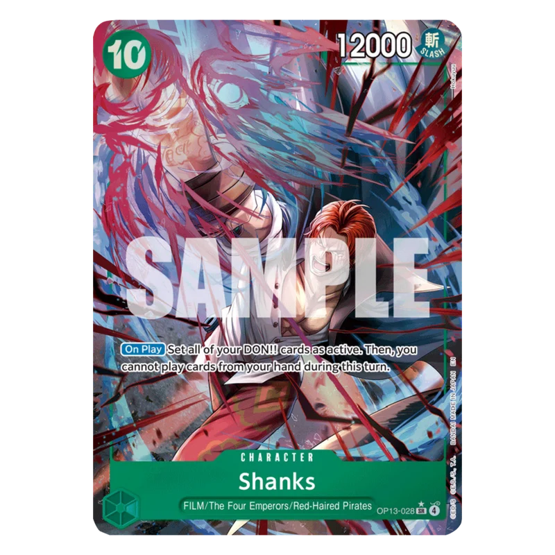 SHANKS (OP13 028) SR ALT ART - CARRYING ON HIS WILL - ENGLISH