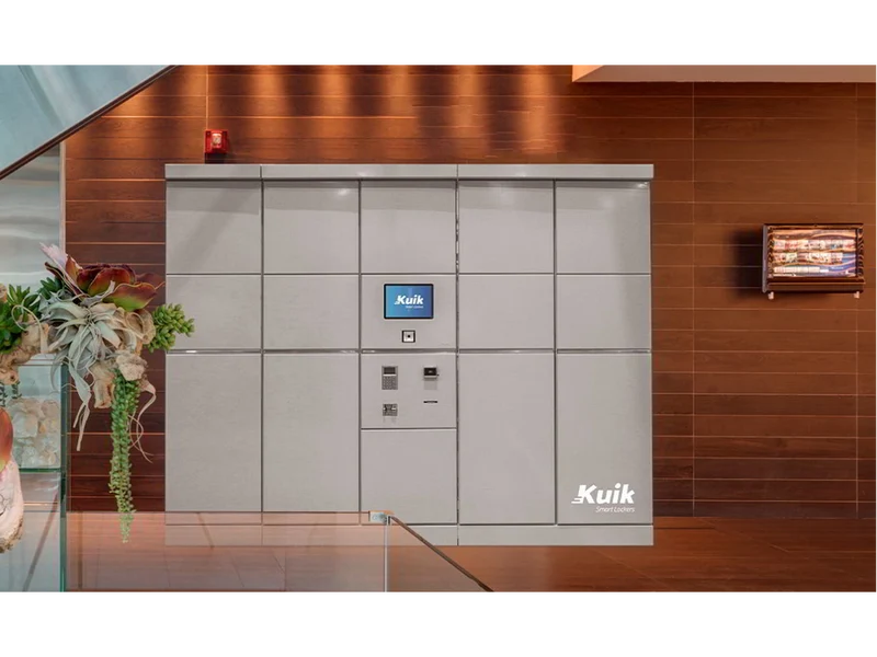 Taquilla inteligente modular para hoteles Kuik Smart Lockers BTV