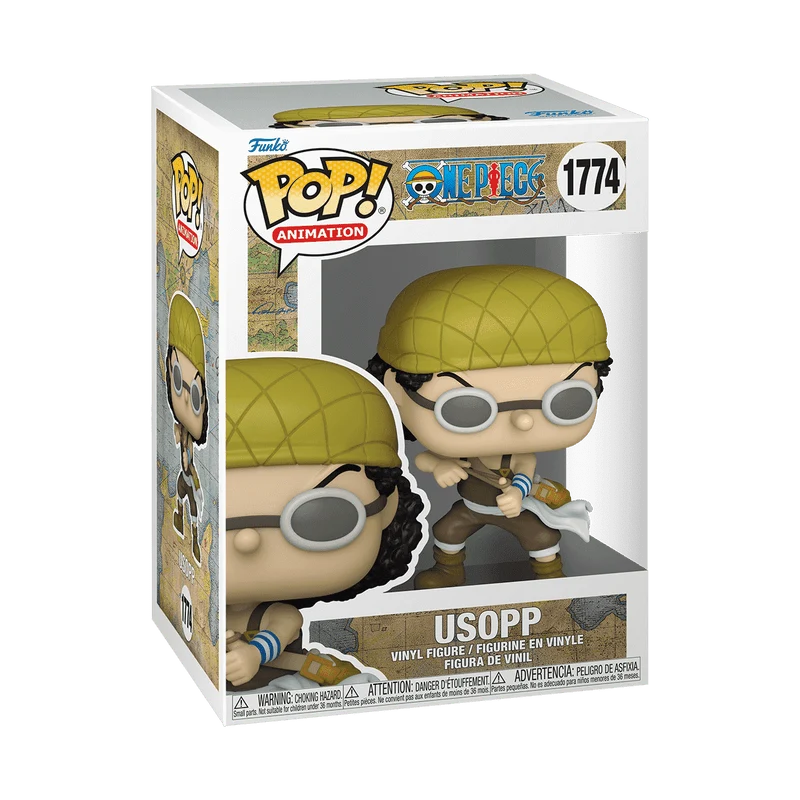 FUNKO POP ONE PIECE - USOPP WITH RUBBER BAND #1774
