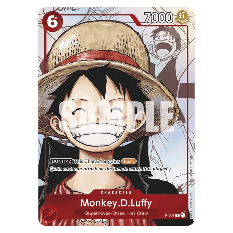 MONKEY D. LUFFY (P001) - 25TH ANNIVERSARY COLLECTION - ENGLISH