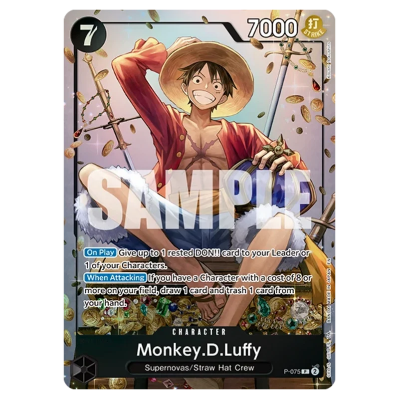MONKEY D. LUFFY (P075) - TS02 COLLECTION - ENGLISH