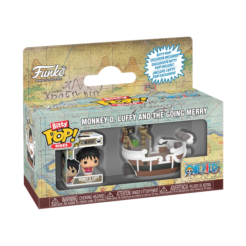 BITTY POP ONE PIECE - MONKEY D. LUFFY & MERRY