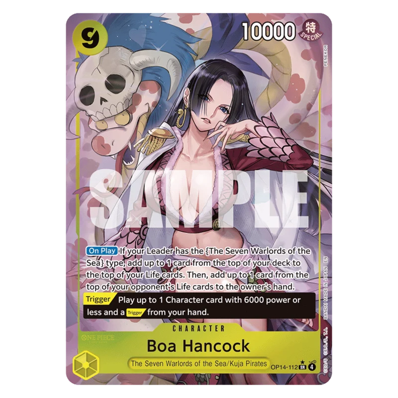 BOA HANCOCK (OP14 112) SR ALT ART - THE AZURE SEA´S SEVEN - ENGLISH