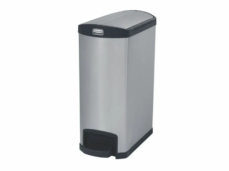 CONTENEDOR EN METAL DE PEDAL LATERAL SLIM JIM 50L