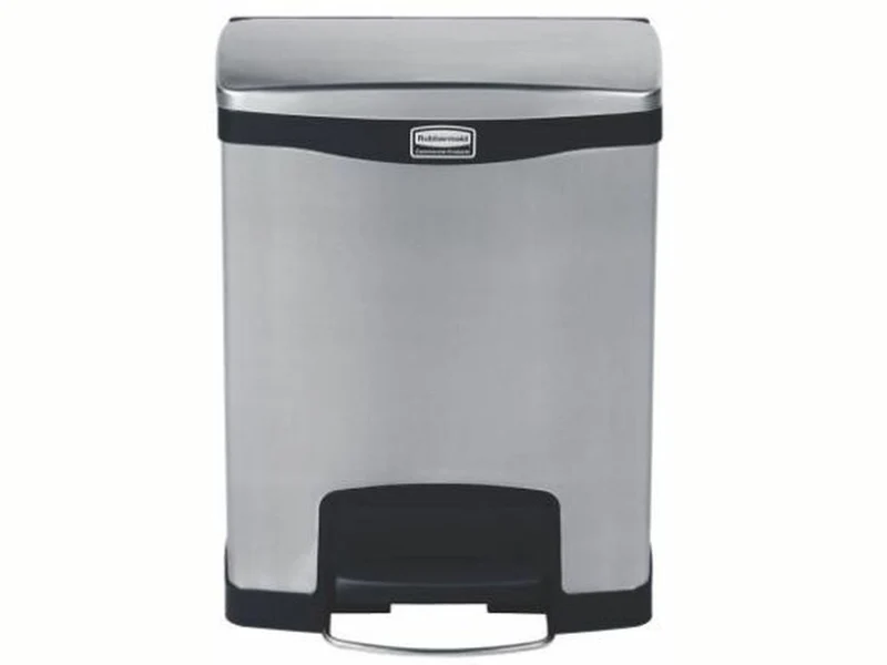 CONTENEDOR EN METAL DE PEDAL FRONTAL SLIM JIM 30L