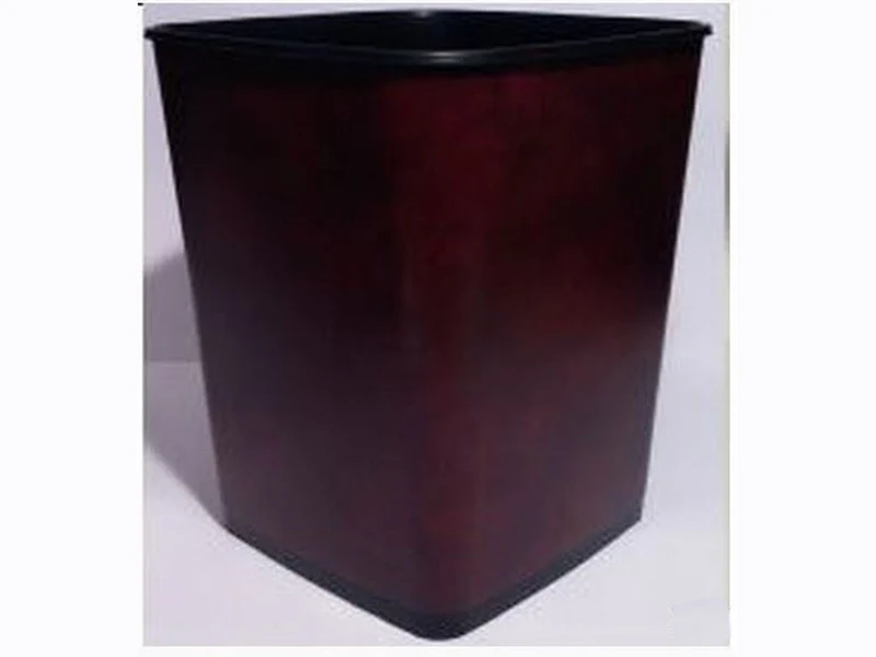 PAPELERA PLÁSTICO FORRO VINILO CUADRADA