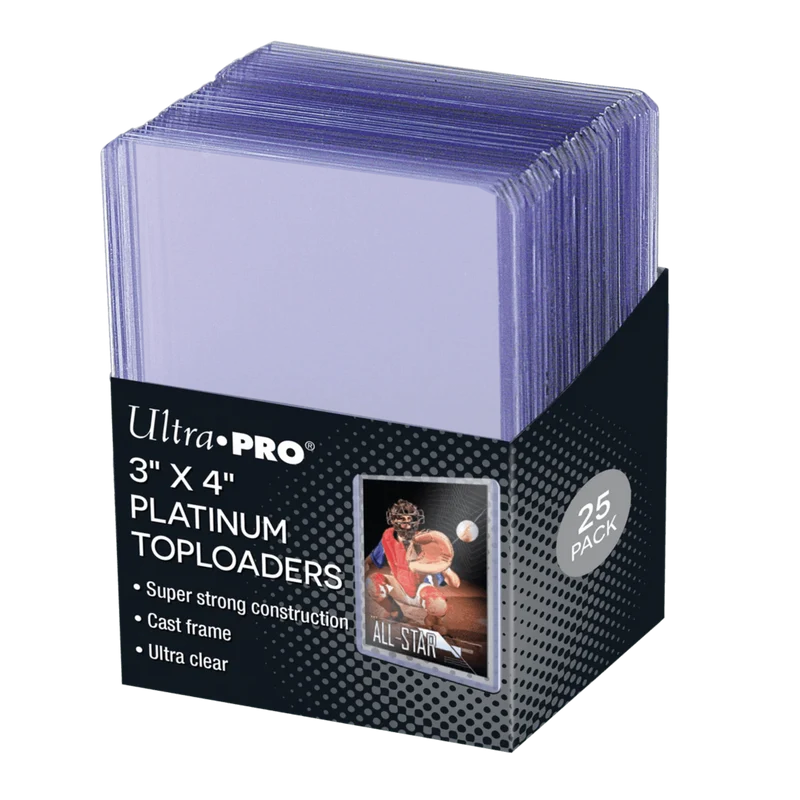ULTRA CLEAR PLATINUM TOPLOADERS (x25) - ULTRA PRO