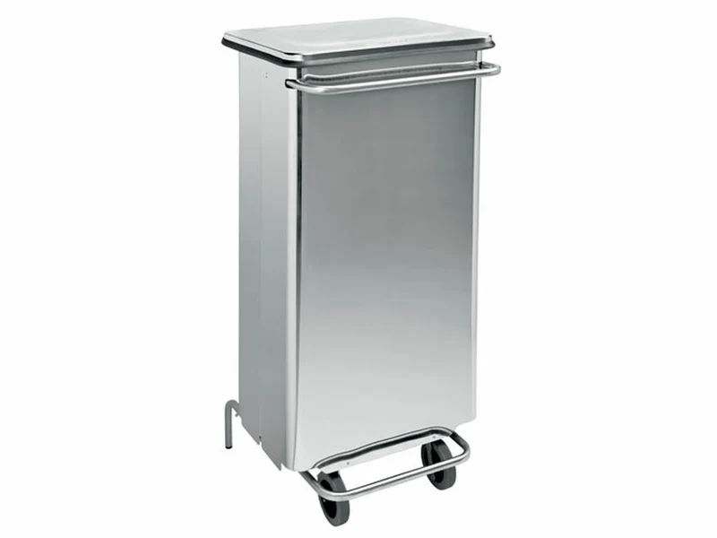CONTENEDOR MOVIL CON PEDAL INOX CONTINOX 110