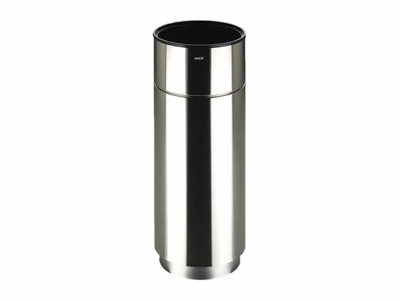 PAPELERA STEEL ELEGANTE