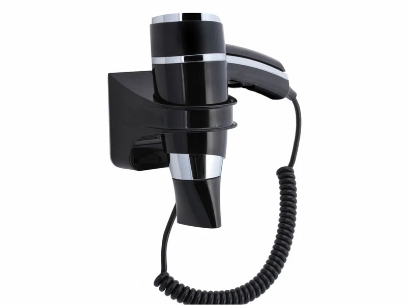 SECADOR DE PELO BRITTONY NEGRO JVD CON SOPORTE BASICO