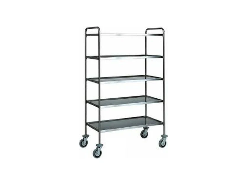 CARRO SERVICIOS ACERO INOX 5 BOLTED