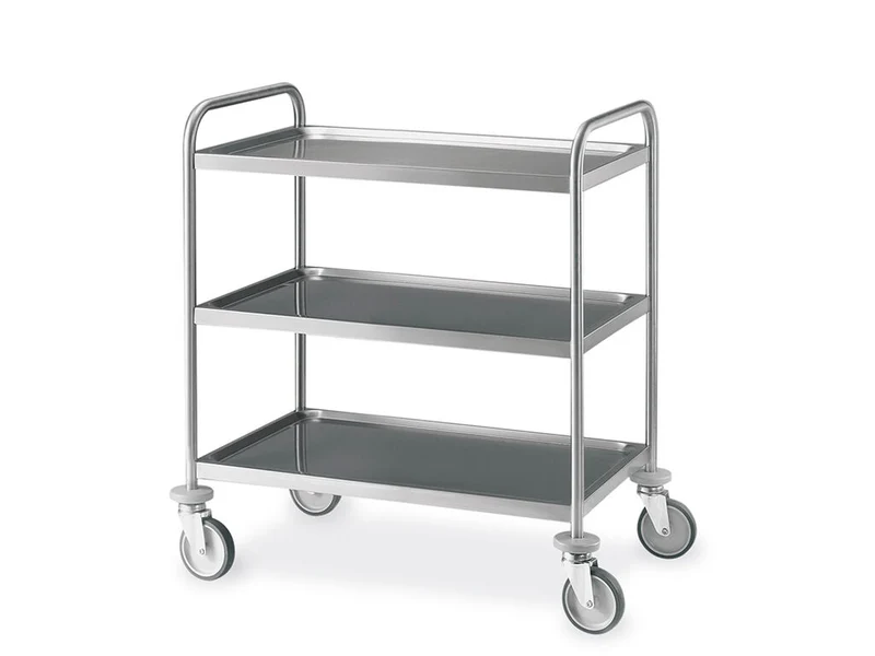 CARRO SERVICIOS ACERO INOX 3 BOLTED