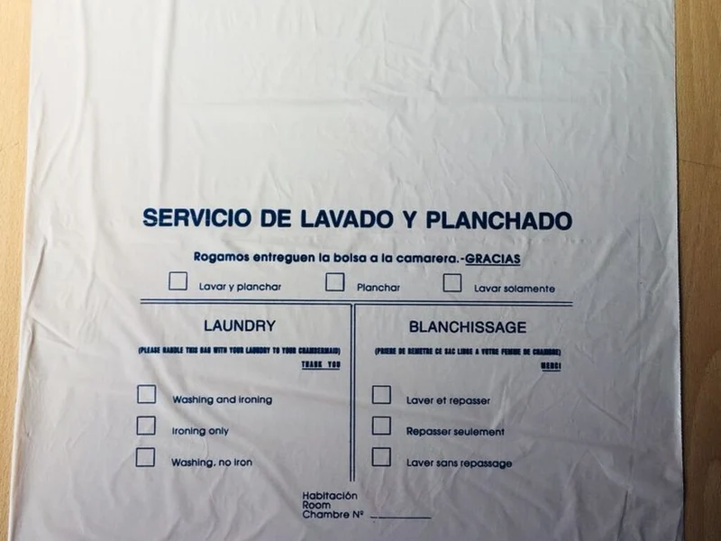 BOLSA DE LAVANDERÍA PARA HOTEL