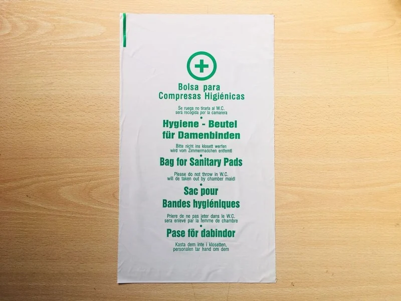 BOLSA HIGIÉNICA PARA BAÑO HOTEL