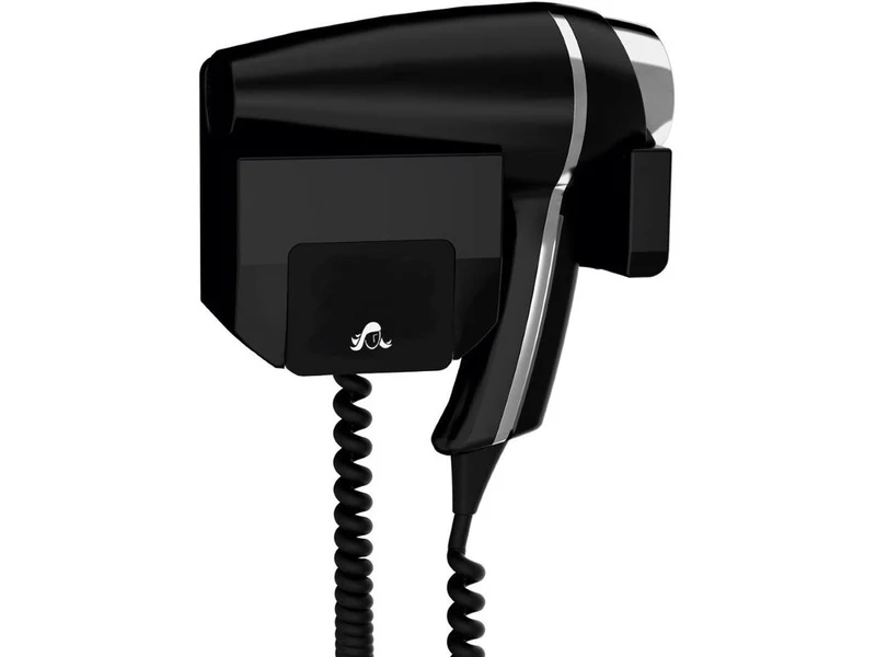 SECADOR DE PELO CLIPPER II NEGRO CON SOPORTE FRONTAL