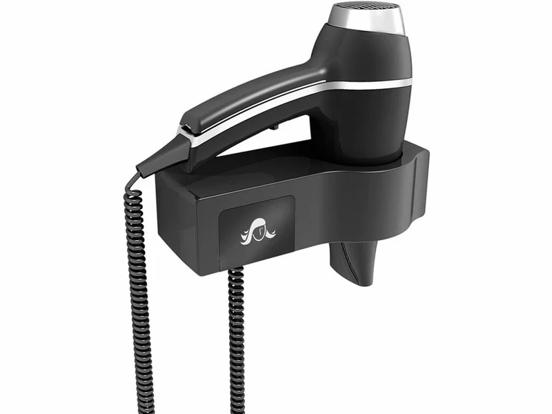 SECADOR DE PELO JVD ALTEO NEGRO CON BASE