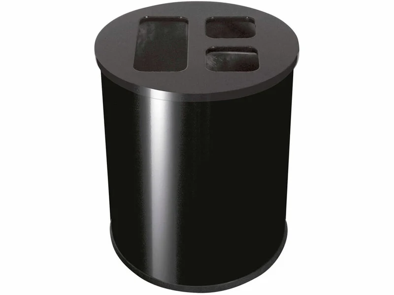 CONTENEDOR TRISELECTIVO JVD 40L NEGRO