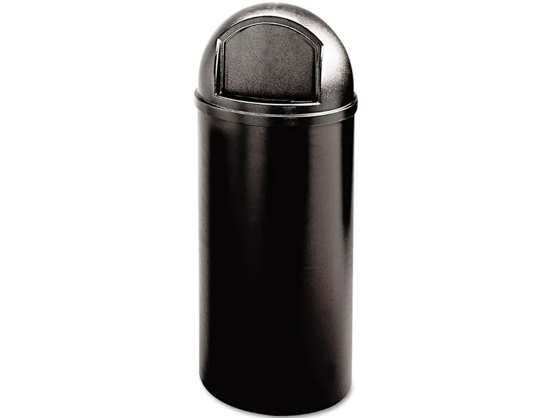 CONTENEDOR RUBBERMAID MARSHAL CLASSIC NEGRO 95 L