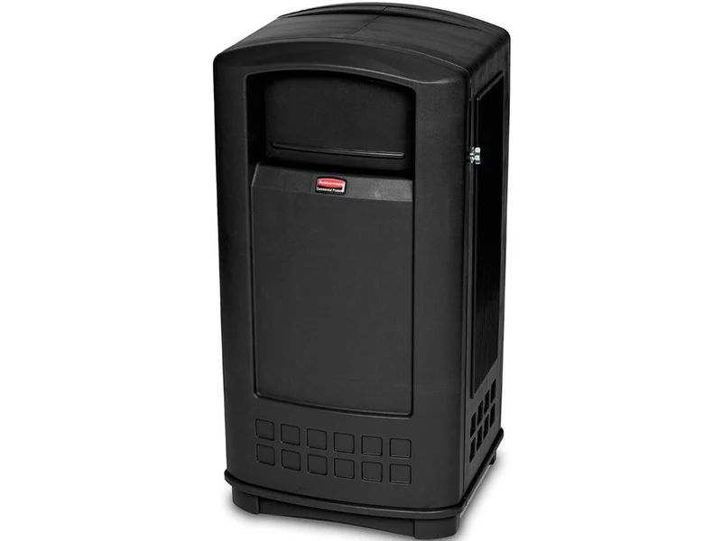 CONTENEDOR RUBBERMAID LANDMARK JUNIOR NEGRO