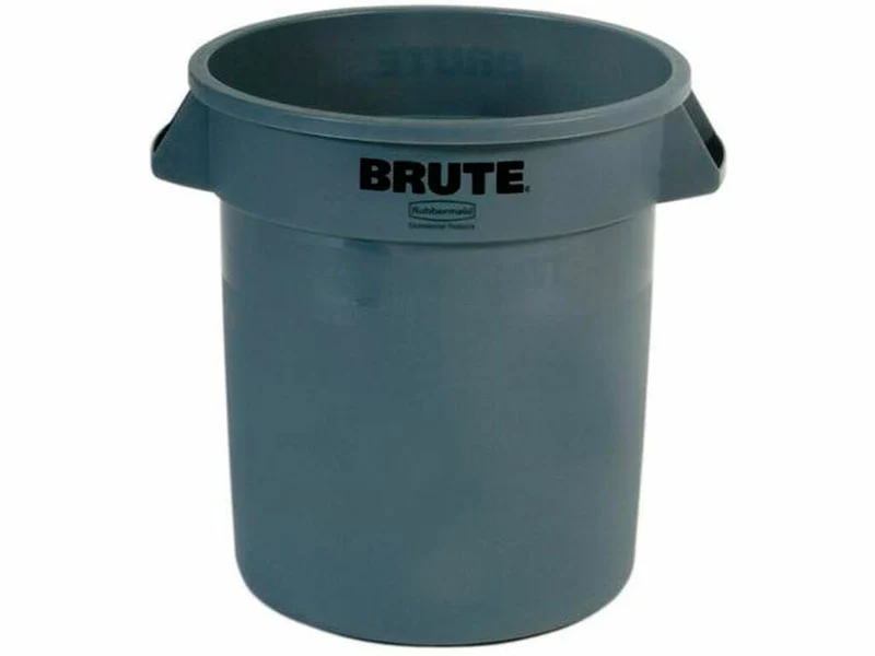 CONTENEDOR REDONDO BRUTE RUBBERMAID GRIS 208.2 LITROS
