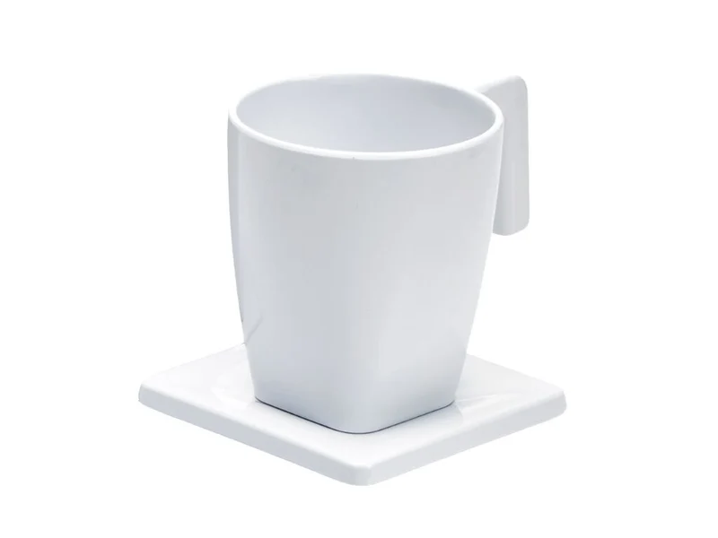 BANDEJA JVD MAESTRO TAZA PLATO BLANCA
