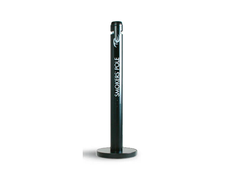 CENICERO RUBBERMAID POLE NEGRO