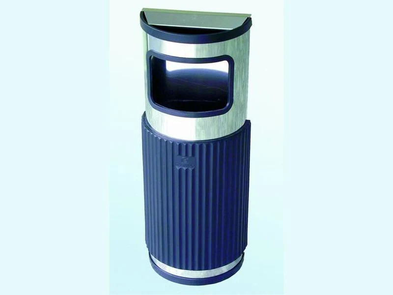 PAPELERA CENICERO SEMICIRCULAR