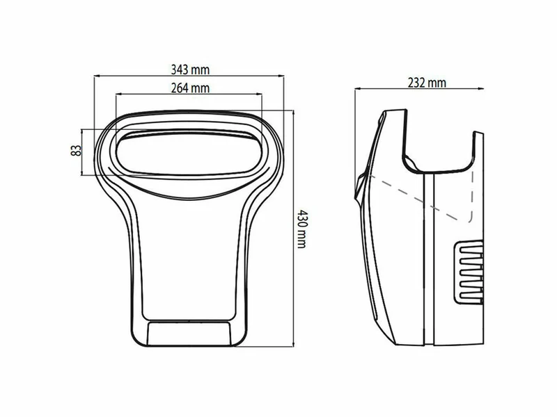 SECAMANOS JVD EXP'AIR ANTI-VANDÁLICO AUTOMÁTICO PLATEADO