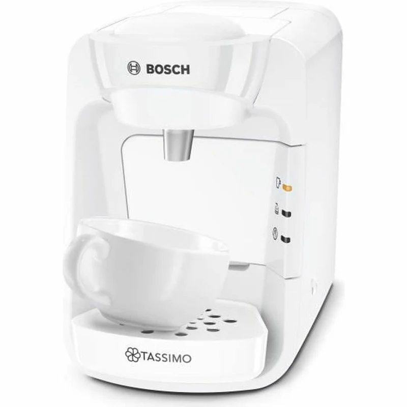 Cafetera de cápsulas BOSCH TAS3104 Blanca 1300 W