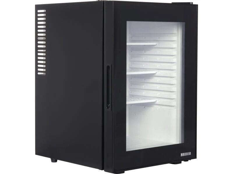 Minibar Corby Eton 40 L se skleněnými dveřmi, černý