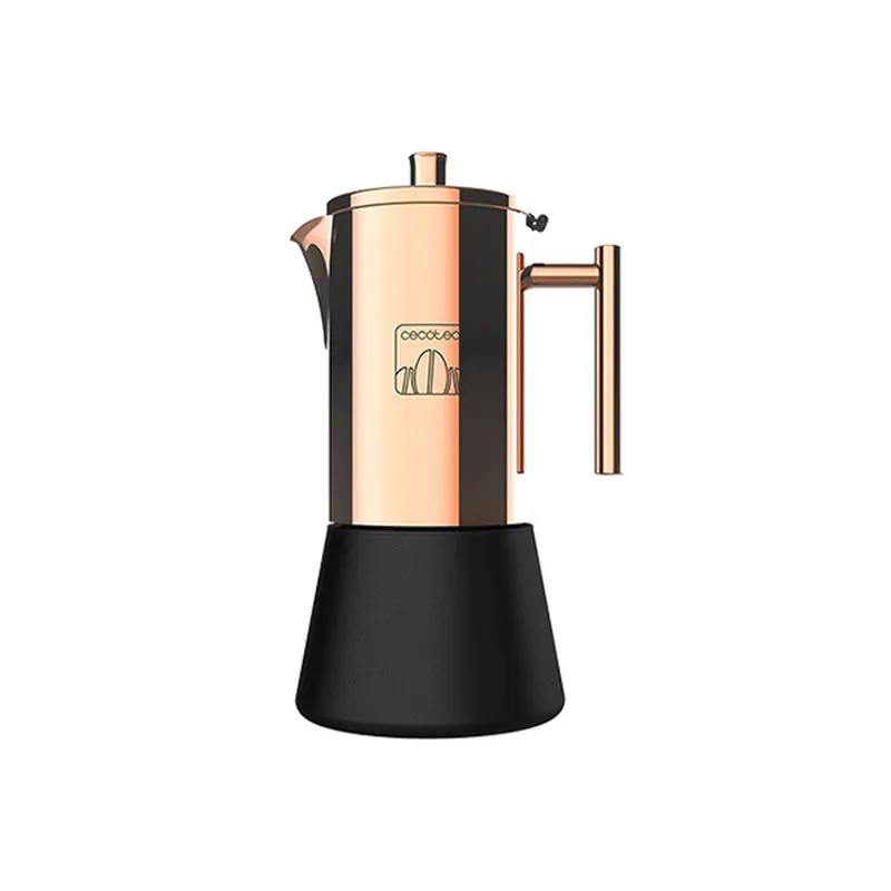 Cafetera Italiana Cecotec Cumbia Ahumado 100 ml/200 ml/300 ml Acero Inox
