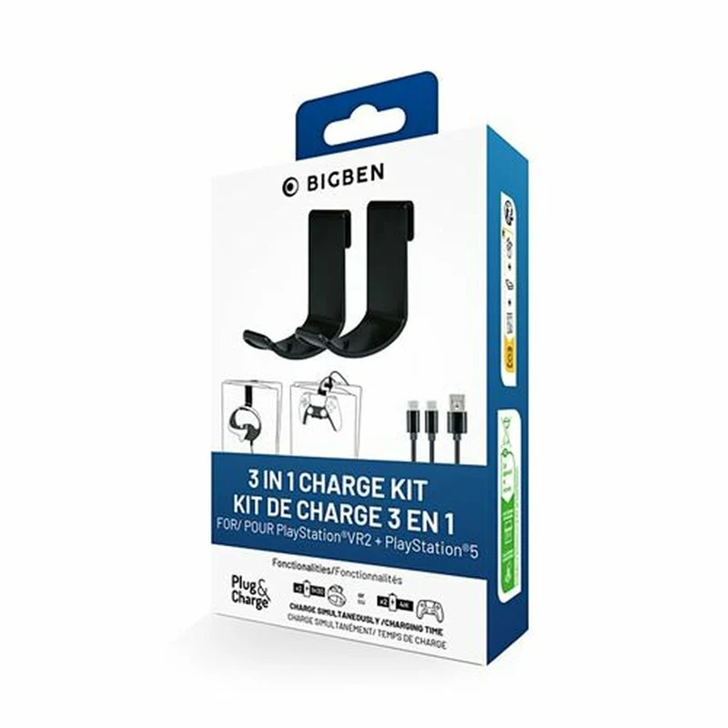 Cargador Usb Nacon PS5 3 EN 1