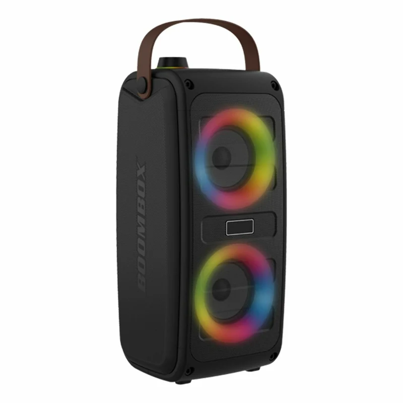 Altavoces Bluetooth portátiles Denver Electronics Negro LED RGB