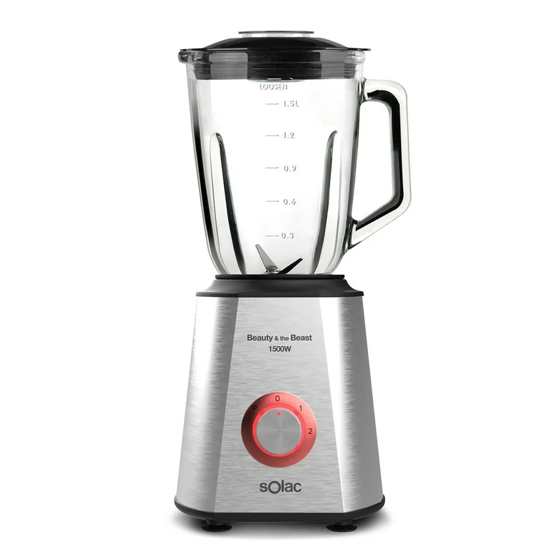 Batidora de Vaso Solac BV5728 Rojo Transparente Plata 1500 W 1,5 L