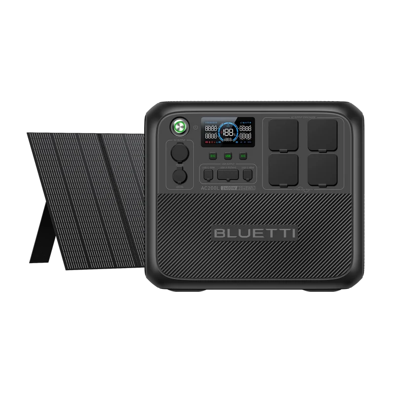 BLUETTI AC200L+PV350 | 2.400 W 2.048 Wh 350 W Solar kit (Amazon)