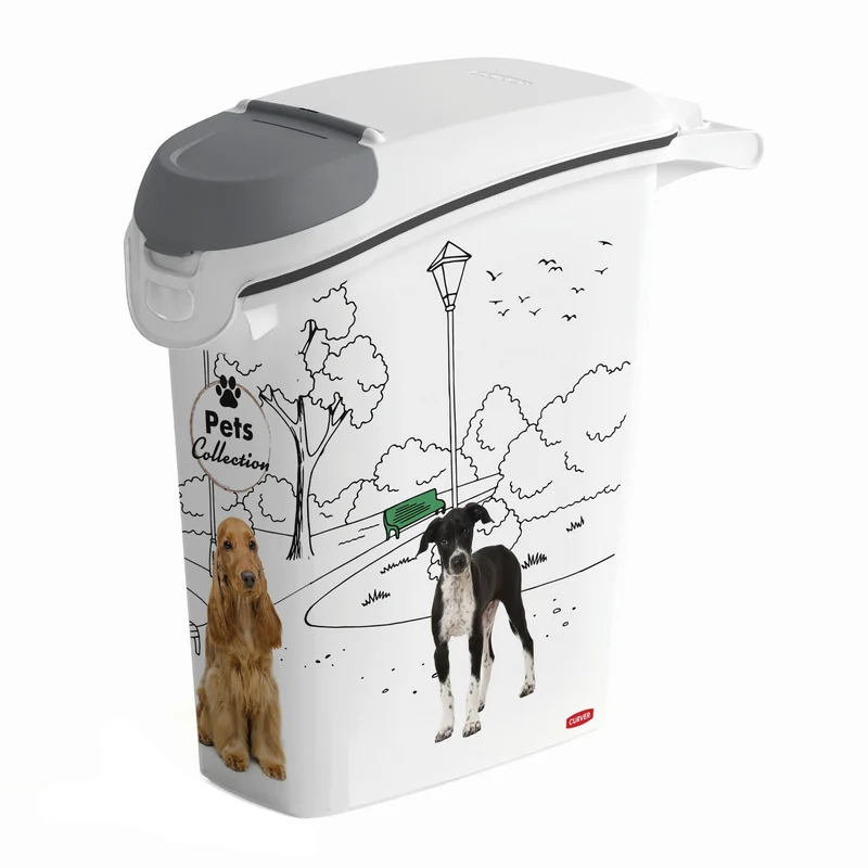 Curver PetLife Contenedor de Comida para Perros Recipiente de Alimentos para Mascotas 10 kg