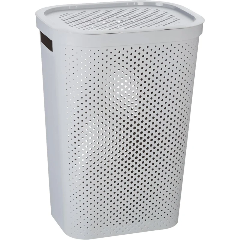 Cesto para la ropa Curver Infinity 60L gris 231008