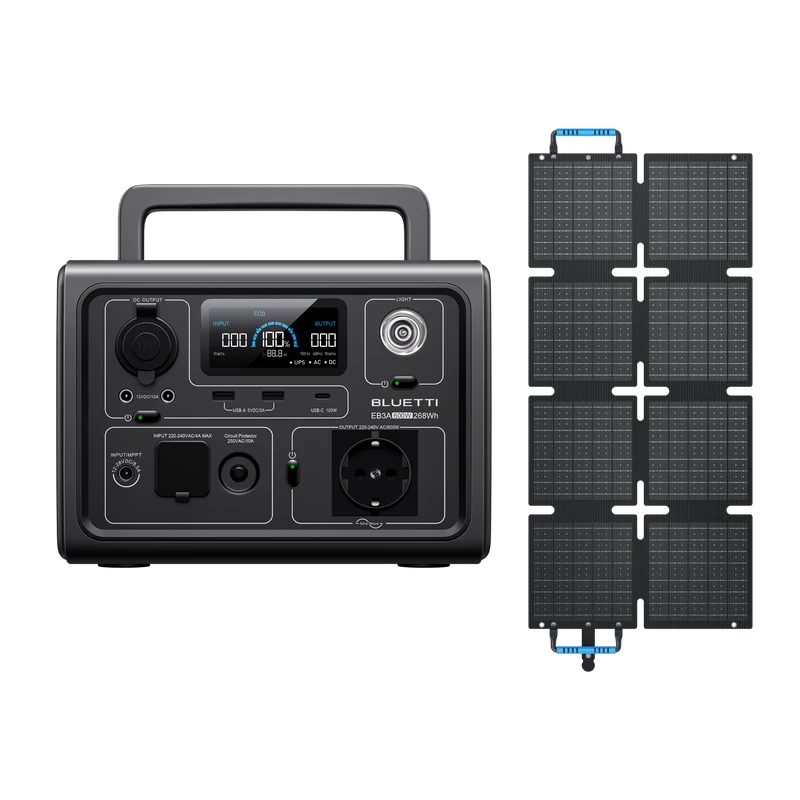 BLUETTI EB3A Estación de energía portátil | 600 W 268 Wh (Amazon)
