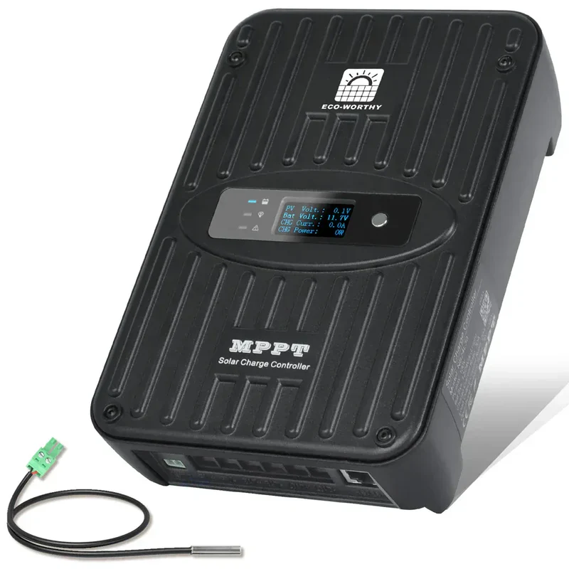 Eco-Worthy 40A MPPT OLED Display Solar Charge Controller Regulator 12V/24V Autoswitch