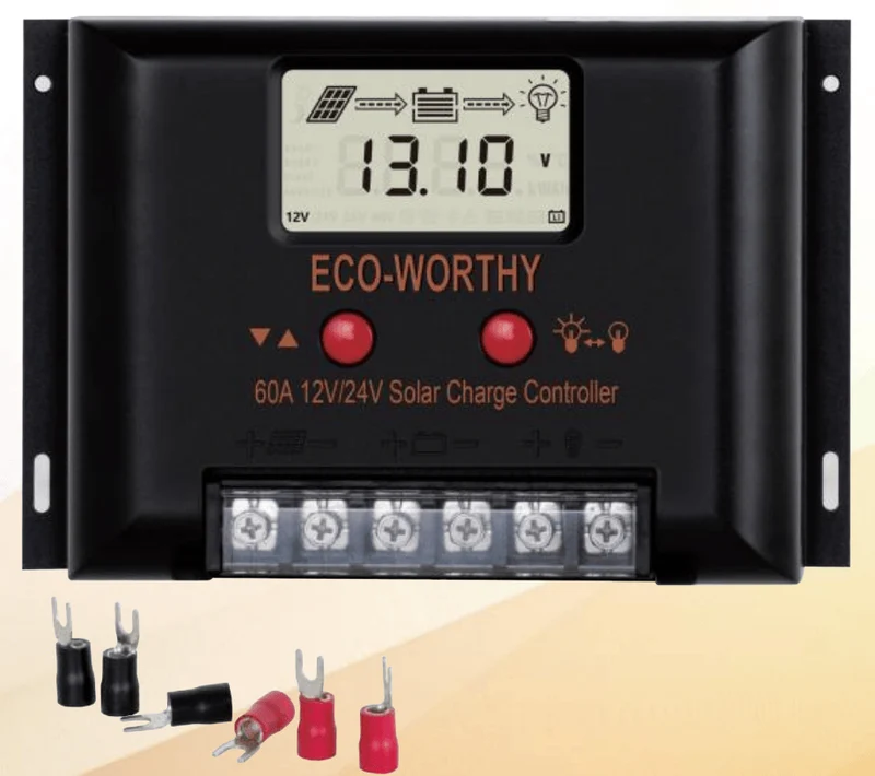 Eco-Worthy 60 Amp PWM Solar Charge Controller - In Store Offer Only