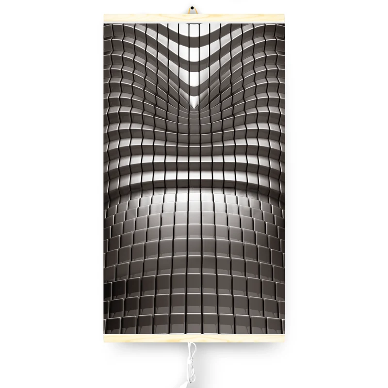 Calefactor infrarrojo - Panel calefactor flexible 430Wcon regulador TRIO Diseño 7 Abstracto, Dimensiones 100x57cm