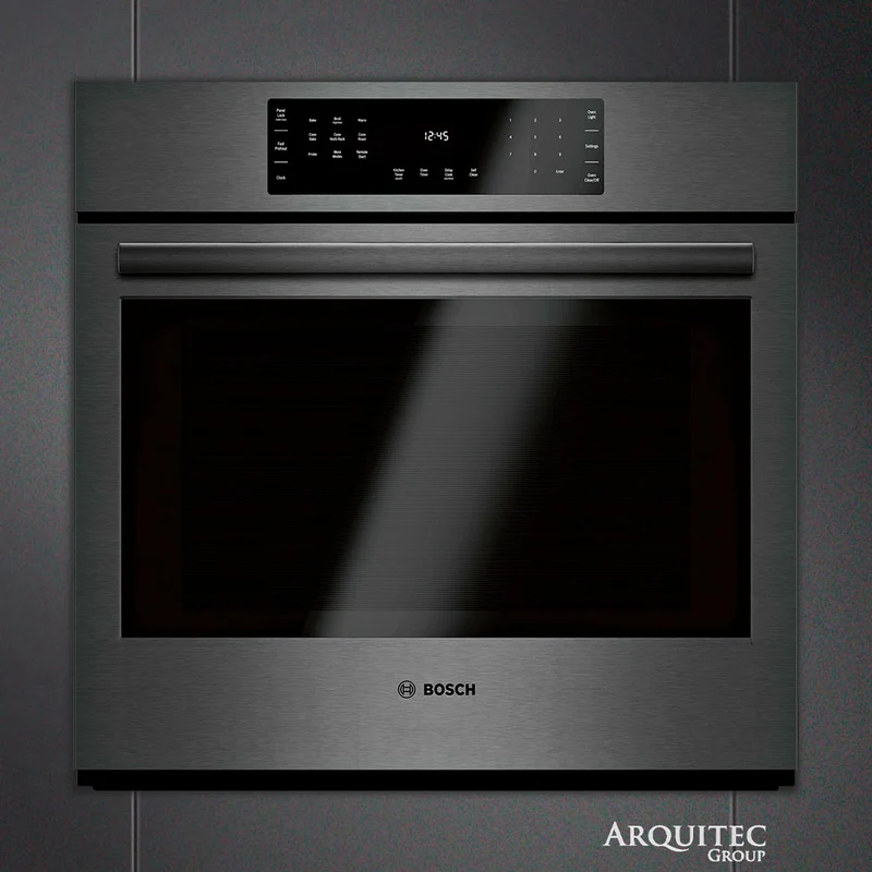 Serie 800 Horno de pared simple Acero inoxidable negro de 76cm - HBL8453UC - BOSCH OPEN BOX**